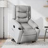 vidaXL Fauteuil inclinable Gris clair Tissu