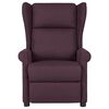 vidaXL Fauteuil de massage Violet Tissu