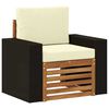 vidaXL Sofa de milieu ext&eacute;rieur Naturel