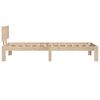 vidaXL Cadre de lit sans matelas 75x190 cm
