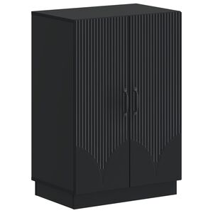 vidaXL Cabinet &agrave; chaussures HOORN 59,5 x 39,5 x 87 cm Noir