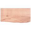 vidaXL Comptoir de salle de bain marron 60x30x(2-6) cm bois trait&eacute;
