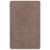 vidaXL Ensemble de tapis de bain antid&eacute;rapants 2 pcs Marron PP