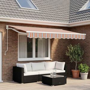 vidaXL Tissu de remplacement pour auvent multicolore 350x250 cm