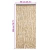 vidaXL Moustiquaire Beige 90x200 cm Chenille