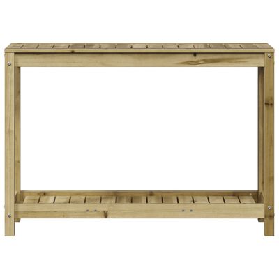vidaXL Table de rempotage avec étagère 108x35x75 cm bois pin imprégné
