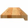 vidaXL Appuis de fen&ecirc;tre 2 pcs marron clair bois de ch&ecirc;ne massif