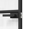 vidaXL Porte de maison 83 x 201,5 x 3,5 cm Aluminium et Verre Tremp&eacute;