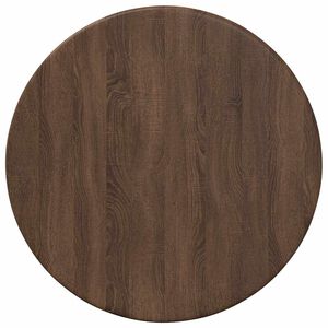 vidaXL Plateau de table Ch&ecirc;ne marron &Oslash; 30 x 1,5 cm Bois d'ing&eacute;nierie