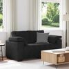 vidaXL Canap&eacute; causeuse noir 160x77x82 cm velours