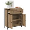 vidaXL Buffet chêne artisanal 70x30x80 cm bois d'ingénierie