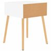 vidaXL Table de chevet Blanc 40x40x56 cm Bois d'ing&eacute;nierie