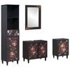 vidaXL Ensemble de Meubles de Salle de Bain 4 pi&egrave;ces