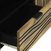 vidaXL Unites TV avec tiroir Marron 105 x 33 x 46 cm Bois d'ing&eacute;nierie