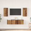 vidaXL Ensemble meuble TV 4 pcs Bois Ancien Bois d'ing&eacute;nierie