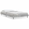 vidaXL Cadre de lit sans matelas gris b&eacute;ton 90x190 cm