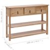 vidaXL Buffet 108x30x76 cm Bois de Paulownia massif