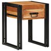 vidaXL Table d'appoint 40 x 40 x 50 cm Bois d'Acacia Massif