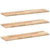 vidaXL &Eacute;tag&egrave;res flottantes 3 pcs 80x20x2 cm acacia massif non trait&eacute;