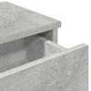 vidaXL &Eacute;tag&egrave;re murale avec tiroirs gris b&eacute;ton bois d'ing&eacute;nierie