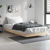 vidaXL Cadre de lit sans matelas ch&ecirc;ne sonoma 100x200 cm