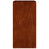 vidaXL Jardini&egrave;re 40x40x80 cm acier corten