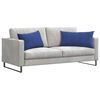 vidaXL Coussins de canap&eacute; 2 pcs Bleu police 80 x 40 cm