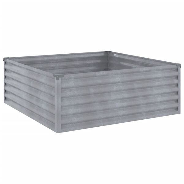 vidaXL Lit sur&eacute;lev&eacute; de jardin 100x100x36 cm acier corten