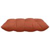 vidaXL Coussins de si&egrave;ge 4 pcs Rouge orange 40 x 40 x 6 cm