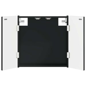 vidaXL Cabinet pour cible DELFT Noir 52,5 x 10,5 x 53,5 cm