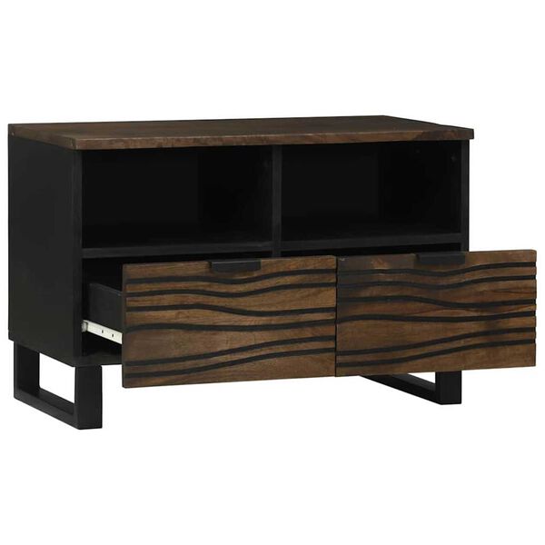 vidaXL Unites TV avec tiroir Noyer 70 x 33 x 46 cm Bois d'ing&eacute;nierie