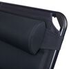 Campart Travel Chaise longue de camping pliable Siena Bleu 200x67x35cm