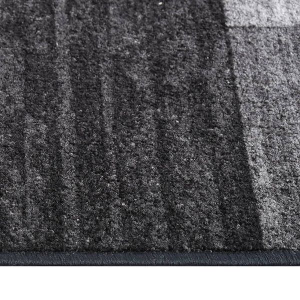 vidaXL Tapis de couloir antid&eacute;rapant Anthracite 100x200 cm