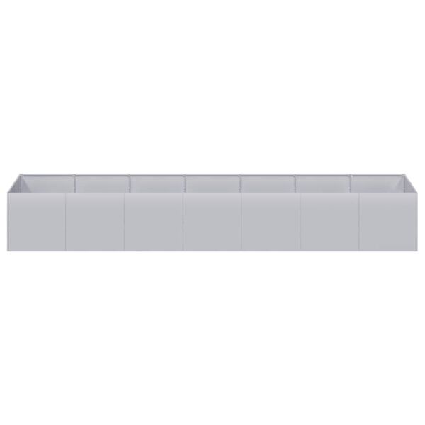 vidaXL Jardini&egrave;re 280x80x40 cm acier galvanis&eacute;