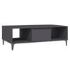 vidaXL Table basse gris 103,5x60x35 cm bois d'ing&eacute;nierie