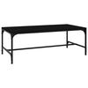 vidaXL Table basse Noir 80x50x35 cm Bois d'ing&eacute;nierie