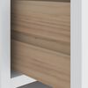 vidaXL Banc de couloir SANDNES blanc 87x40x50 cm bois de pin massif