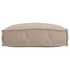 vidaXL Coussin Taupe 50 x 50 x 12 cm Tissu Oxford