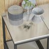 vidaXL Rangement de cuisine avec &eacute;tag&egrave;re Argent 60 x 50 x 92 cm Acier