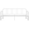 vidaXL Cadre de canap&eacute;-lit extensible sans matelas blanc 90x200 cm