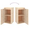 vidaXL Meubles TV 2 pcs Bois massif de pin