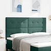 vidaXL T&ecirc;te de lit LED avec des lumi&egrave;res &agrave; LED Vert 180 cm Polyester