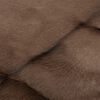 vidaXL Peau de ch&egrave;vre Marron et blanc mixte 60x100 cm