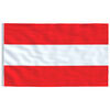 vidaXL Drapeau de l'Autriche et m&acirc;t 6,23 m Aluminium