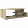 vidaXL Table basse ch&ecirc;ne sonoma 102x55x35 cm bois d'ing&eacute;nierie