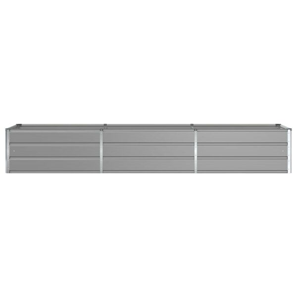 vidaXL Jardini&egrave;re Gris clair 480 x 50 x 45 cm Acier galvanis&eacute;