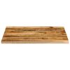 vidaXL Dessus de table 100x80x3,8cm bord vif bois massif manguier brut