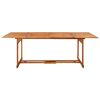 vidaXL Ensemble &agrave; manger de jardin 9 pcs 220x90x75 cm bois d'acacia