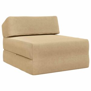 vidaXL Canap&eacute;-lit pliable Vert Gris 60 x 70 x 41 cm Tissu