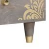 vidaXL Table basse Gris 80 x 54 x 40 cm Bois de mangue massif